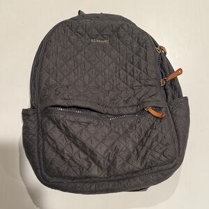 MZ Wallace Quilted Charcoal Backpack